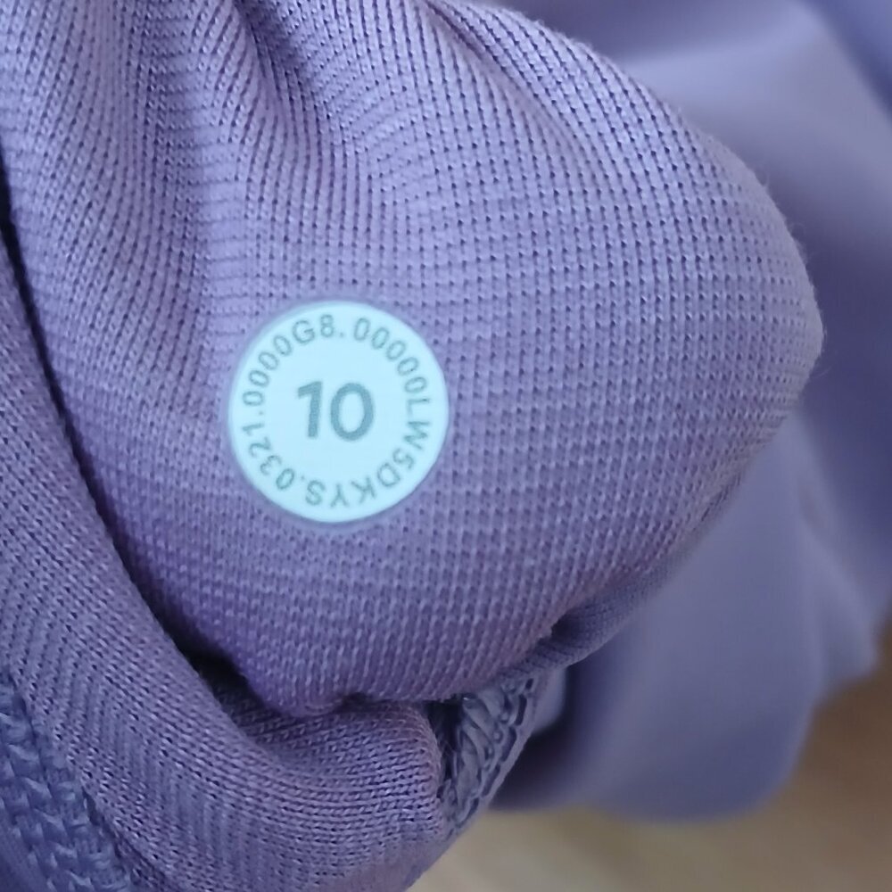 NWOT Lululemon Align High Rise Pant 25" Purple Size 10 - Picture 6 of 7